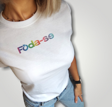 Charger l'image dans la galerie, T-Shirt blanc femme ou homme Foda-se color réfléchissant