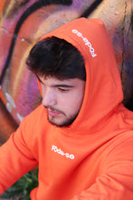 Lade das Bild in den Galerie-Viewer, Hoodie homme "Foda-se" Orange