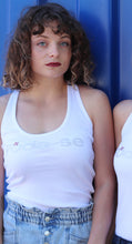 Lade das Bild in den Galerie-Viewer, Débardeur femme "Foda-se" Blanc & Strass
