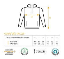 Carregar imagem no visualizador da galeria, Hoodie mixte "Foda-se" Rouge Logo en velours crème