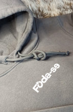 Charger l'image dans la galerie, Hoodie femme "Foda-se" anthracite