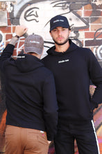 Lade das Bild in den Galerie-Viewer, Hoodie homme mixte "Foda-se" noir