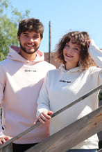 Lade das Bild in den Galerie-Viewer, Hoodie femme "Foda-se" crème