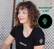 Carregar imagem no visualizador da galeria, T-SHIRT PRETA "FODA-SE" PARA MULHERES