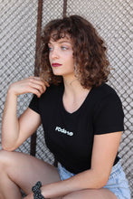 Lade das Bild in den Galerie-Viewer, T-shirt femme "Foda-se" Noir